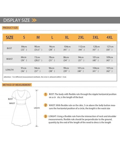 Summer Dress Women Beach V-Neck Sundresses Girls Skirts Casual Short Sleeve Novelty Swing Midi Dress Flower Rabbits $15.51 Dr...