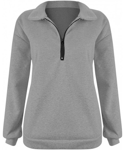 Womens Oversized Hoodies Sweatshirts Tops Sweater Fall Fleece Casual Comfy Fashion Outfits Y2k Outfits Clothes 2023 S2-grey $...