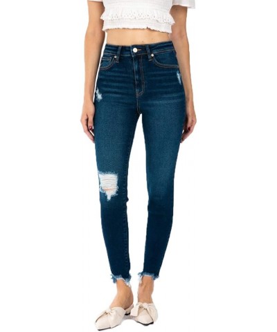 Women's Super High Rise Distressed Ankle Skinny Jeans D $33.77 Jeans