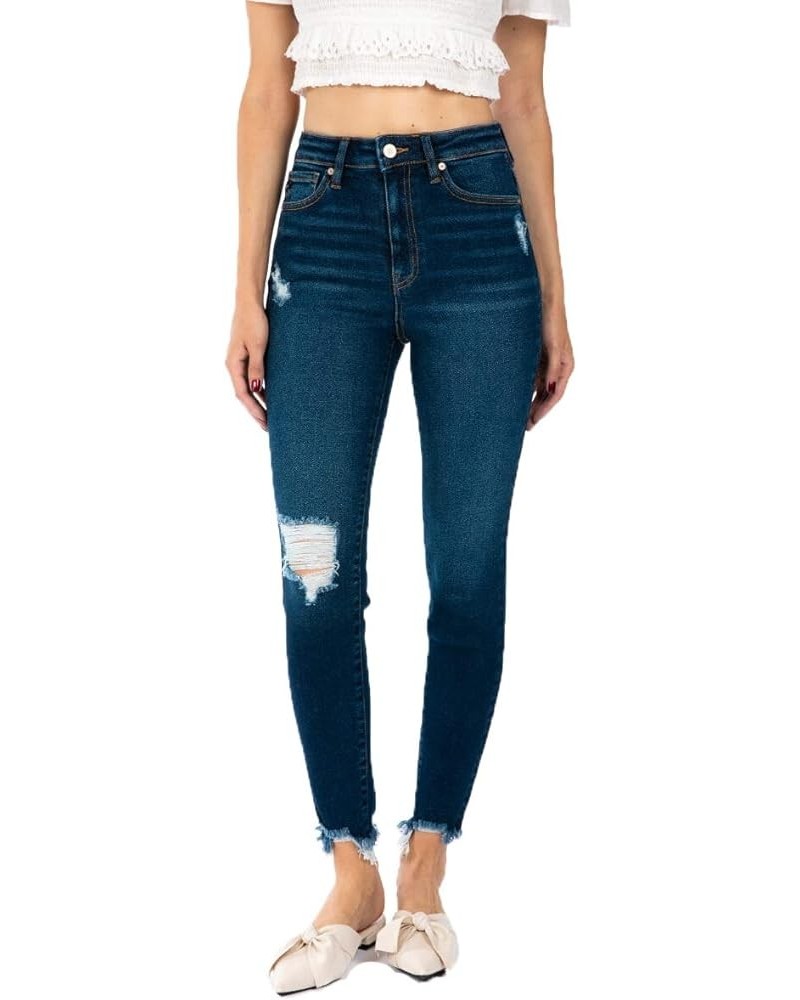 Women's Super High Rise Distressed Ankle Skinny Jeans D $33.77 Jeans