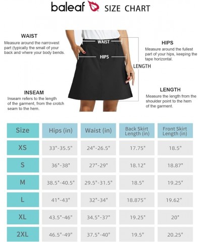 Women's 18" Skorts Skirts Casual Knee Length Long Golf Skorts with Pockets Quick Dry Skirts Summer X-Large 18" Inseam-black $...