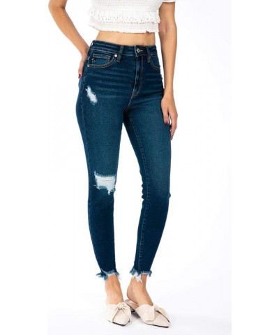 Women's Super High Rise Distressed Ankle Skinny Jeans D $33.77 Jeans