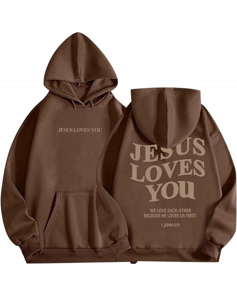 Christian Hoodies for Women Casual God Is Good All The Time Graphic Fleece Oversized Sweatshirts Bible Verse Pullover Tops Z0...