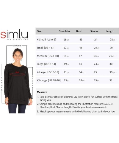 Womens Long Sleeve Tunic Tops for Leggings Casual Pullover Crew Neck Sweater for Fall, Winter, Everyday Loose Tops for Women ...