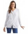 Women's Plus Size Perfect Long-Sleeve Cardigan Sweater White $17.74 Sweaters