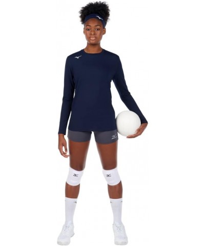 Women's Standard Long Sleeve Attack Tee Navy $10.75 Activewear