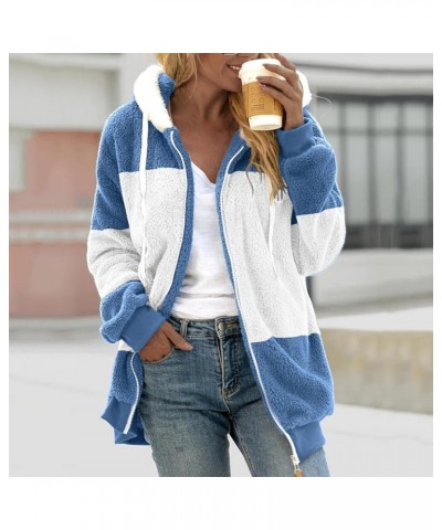 Women's Winter Fleece Shacket Cardigans Warm Comfy Drawstring Zip Up Hooded Sweatshirts Lightweight Sherpa Coats Best Sellers...