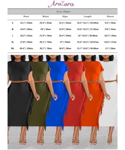 Womens 2 Piece Summer Outfits Mock Neck Tank Tops Ruched Ruffle Bodycon Midi Skirt Dress Set A Blue $24.97 Dresses