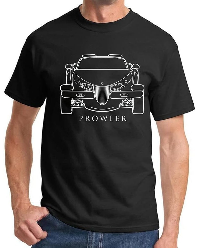 Plymouth Prowler Exotic Car Front End Design Classic Print Tshirt Black $10.00 T-Shirts