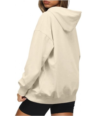 Hoodies for Women Trendy Y2K Oversize Plain Long Sleeve Sweatshirts Casual Hood With Pocket Workout Outdoor Hoodies 02camel $...