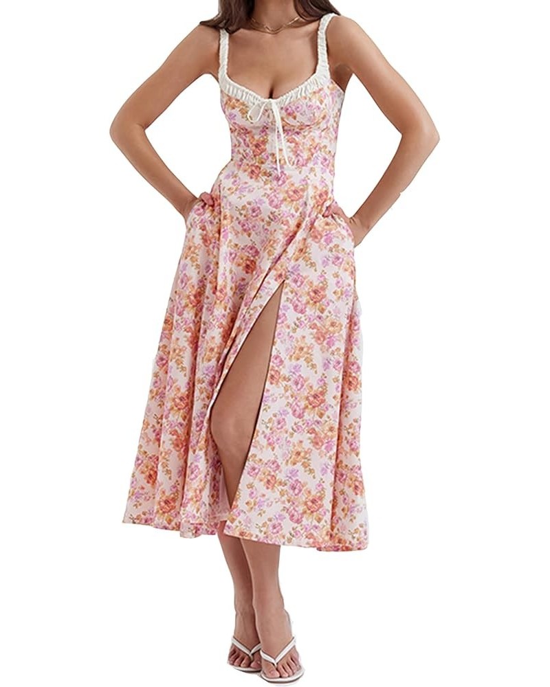 Summer Dresses for Women 2023 Floral Dress Casual Flowy Beach Maxi Dresses Party Dress Casual Flowy Style-8 $15.49 Dresses