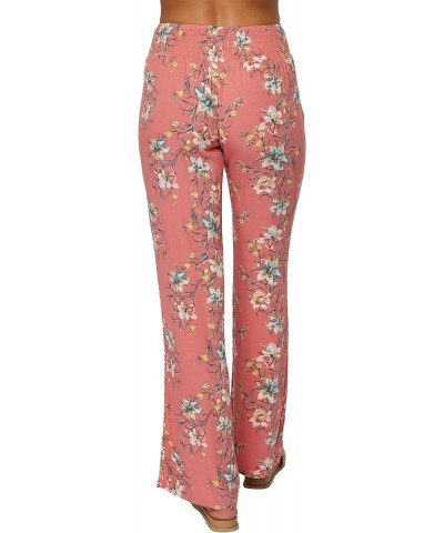 Womens Johnny Floral Beach Pants, Faded Rose, M $27.02 Pants