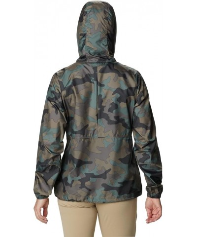 Women's Flash Forward Printed Windbreaker Cypress Trad Camo Print $25.75 Jackets