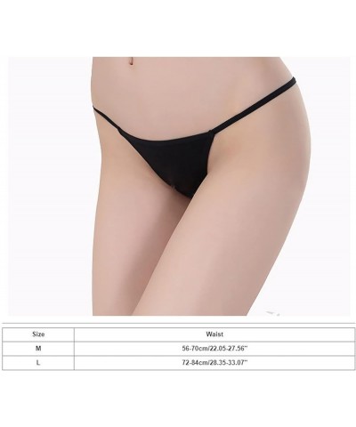 Women Sexy G-String Thong Low Rise String Underwear Ladies Plus Underwear T Back Bikini Panties Briefs Gift for Women 7-white...