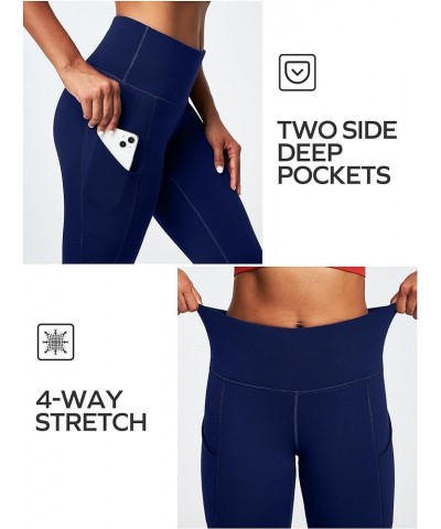 Fleece Lined Leggings with Pockets for Women Thermal Warm Winter Leggings for Women High Waisted Workout Yoga Pants Navy $16....