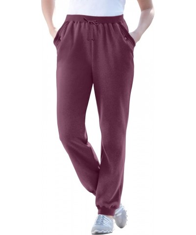 Women's Plus Size Better Fleece Jogger Sweatpant Pant Deep Claret $18.20 Others