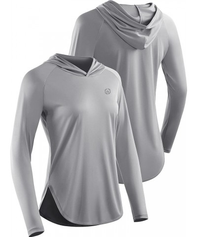 Women's Dry Fit Athletic Running Shirt Sun Protection Workout Shirts 8090 Black/Grey/White,3 Pack $15.34 Activewear