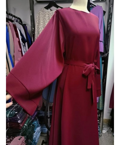 Women Chiffon Muslim Dress Islamic Abaya Dubai Robe Middle East Prayer Dress Open Front Flowy Maxi Cardigan Dress Khaki2 $12....