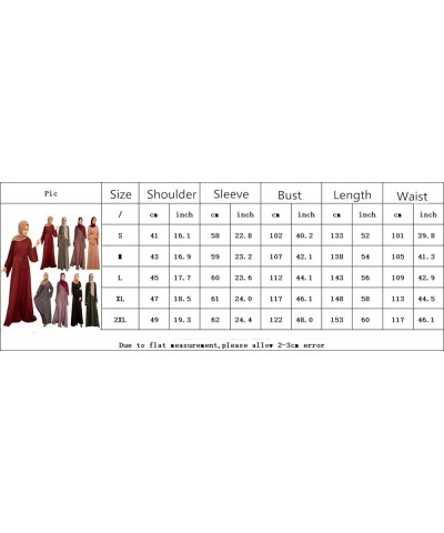 Women Chiffon Muslim Dress Islamic Abaya Dubai Robe Middle East Prayer Dress Open Front Flowy Maxi Cardigan Dress Khaki2 $12....