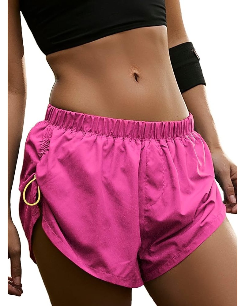 Athletic Shorts for Women - Active Running Shorts for Women Trendy Berry $11.19 Activewear