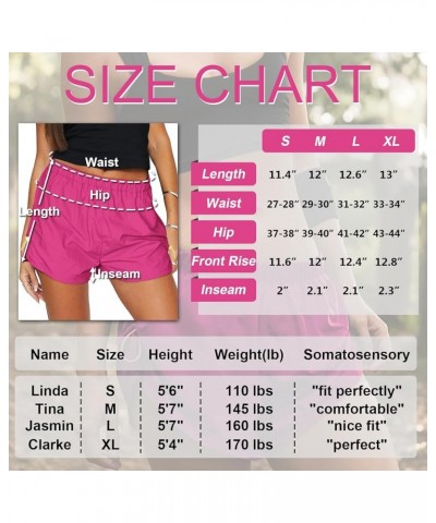 Athletic Shorts for Women - Active Running Shorts for Women Trendy Berry $11.19 Activewear