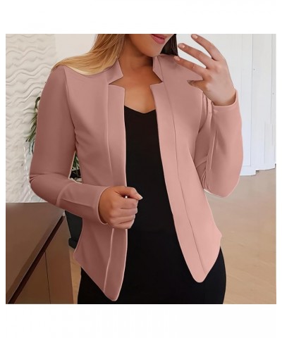 Women's Blazers & Suit Jackets Open Front Long Sleeve Blazer Jacket Coat Classic Notch Lapel Button Down Suit Jacket 3308-nfh...