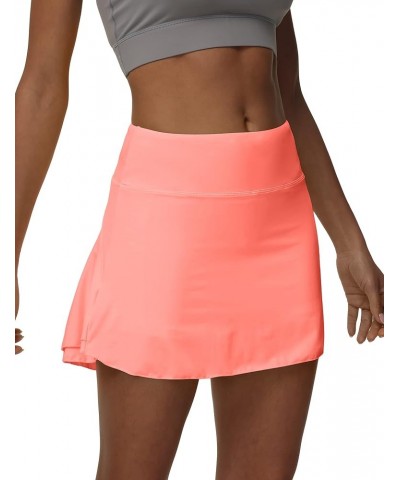 Women's Pleated Tennis Skirts with 3 Pockets High Waisted Flowy Ruffle Atheltic Golf Running Skorts for Workout Casual Scorch...