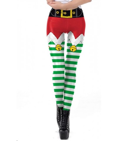 Women's Ugly Christmas Leggings 3D Print Costume Xmas Leggings Style-25 $10.80 Leggings