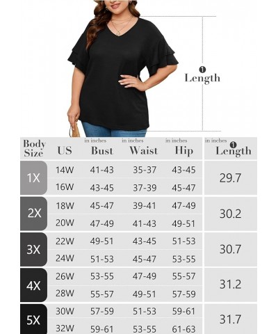 Plus Size Shirts for Women Crewneck Short Sleeve Clothing Tunic Flowy Summer Tops Loose Tees Maternity Clothes M-4X D04-rust ...