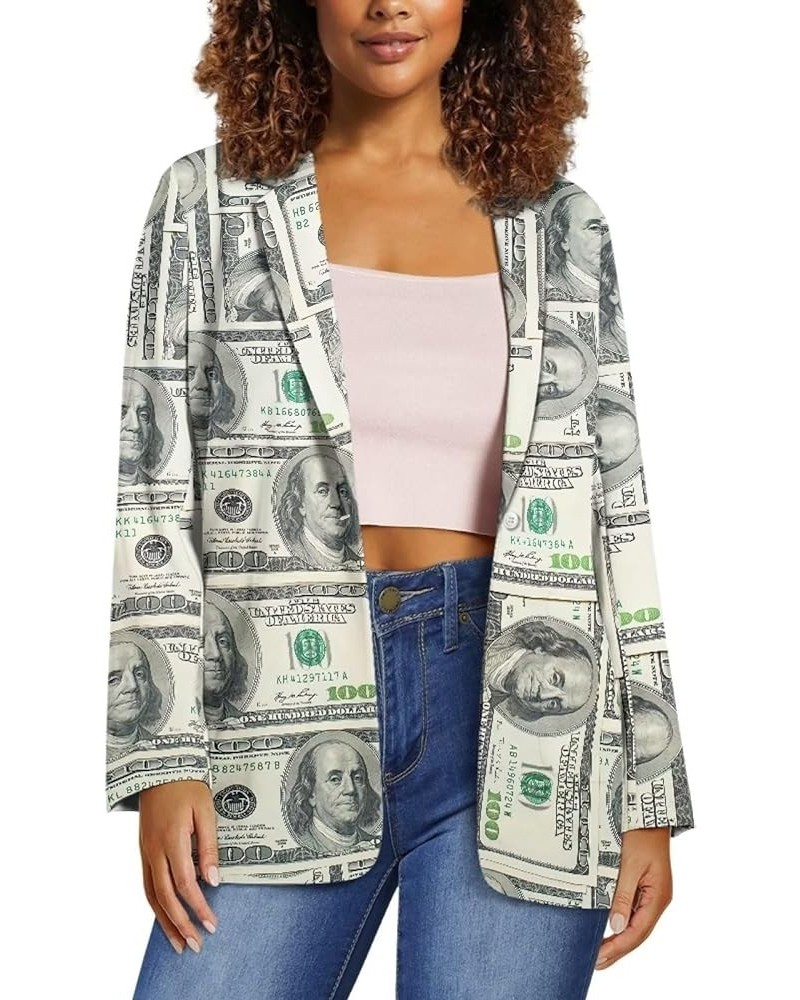 Womens Casual Blazers Long Sleeve Lapel Button Slim Work Office Blazer Jacket with Pockets Dollar $16.66 Blazers