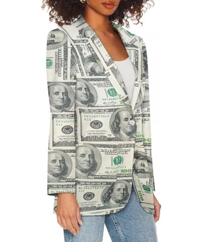 Womens Casual Blazers Long Sleeve Lapel Button Slim Work Office Blazer Jacket with Pockets Dollar $16.66 Blazers