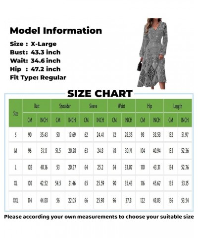 Spring Dresses for Women 2024 Prom Dresses Summer Casual Fashion V-Neck Solid Color Wedding Long Sleeve Formal Dress 2-cyan $...