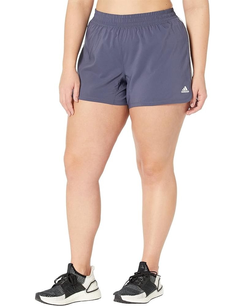 Women's Pacer 3-stripes Woven Shorts Shadow Navy $11.99 Activewear