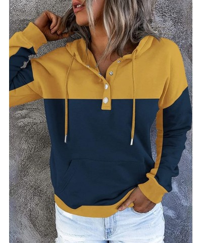 Womens Hoodies Sweatshirts with Kangaroo Pockets 7-yellow $23.19 Hoodies & Sweatshirts