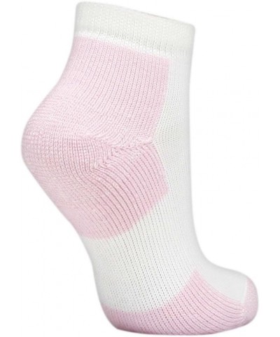 Women's Dwmxw Max Cushion Distance Walking Ankle Socks Pink $23.01 Activewear