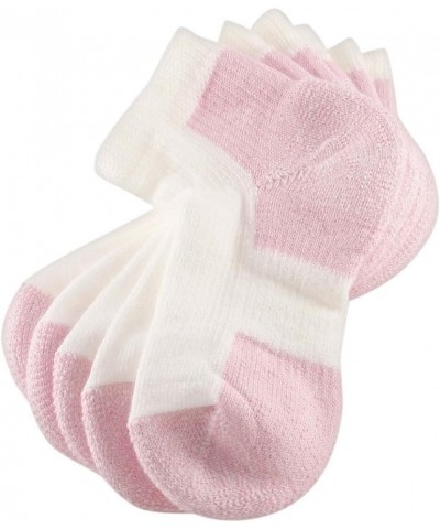 Women's Dwmxw Max Cushion Distance Walking Ankle Socks Pink $23.01 Activewear