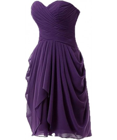 Women's One Shoulder Chiffon Floor-Length Evening Formal Prom Dresses Long Lavender $36.26 Dresses