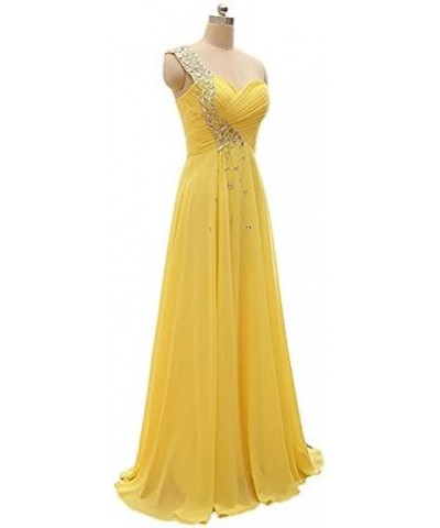 Women's One Shoulder Chiffon Floor-Length Evening Formal Prom Dresses Long Lavender $36.26 Dresses